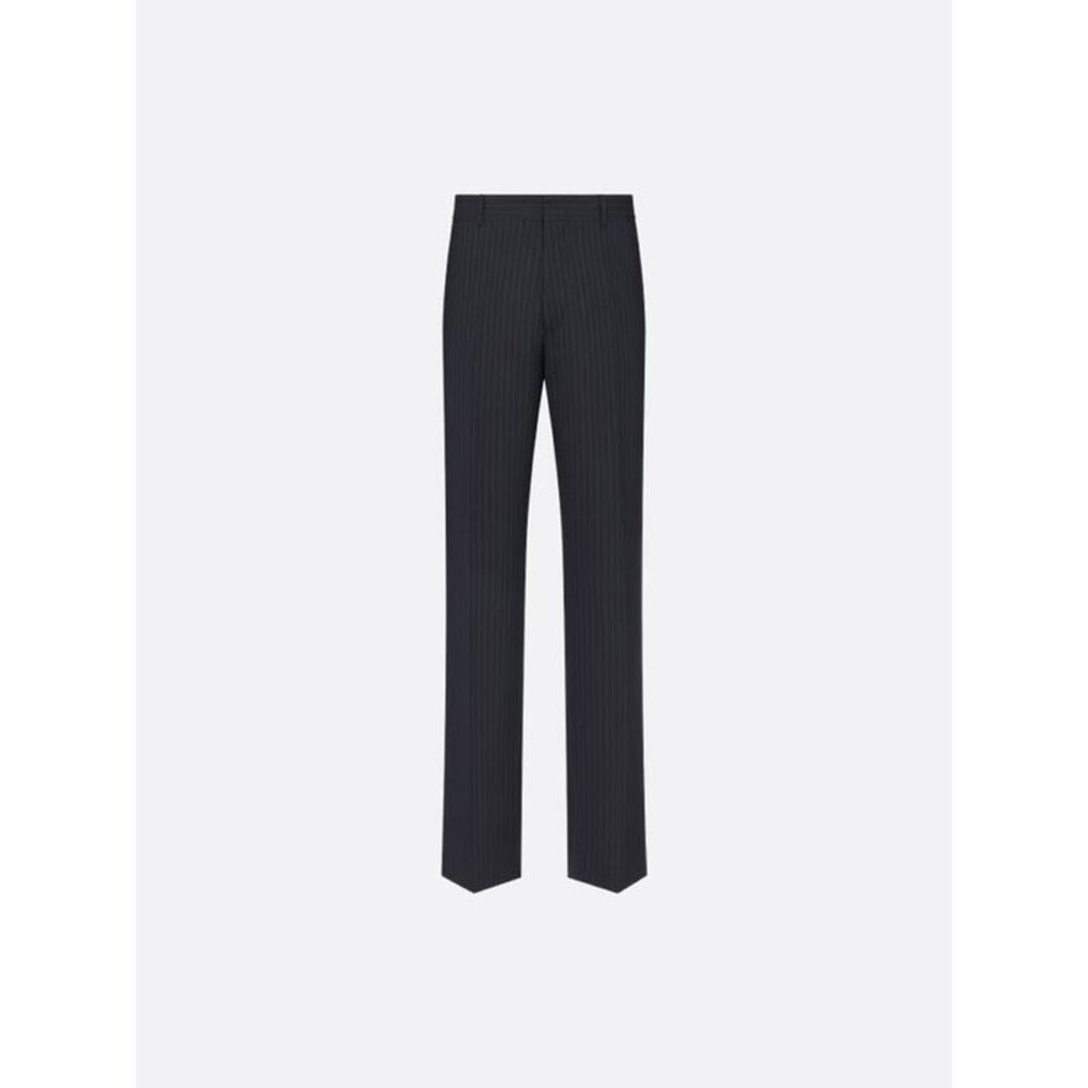 DIOR HOMME Men's Pinstripe Tailored Trousers Men BLACK Pants